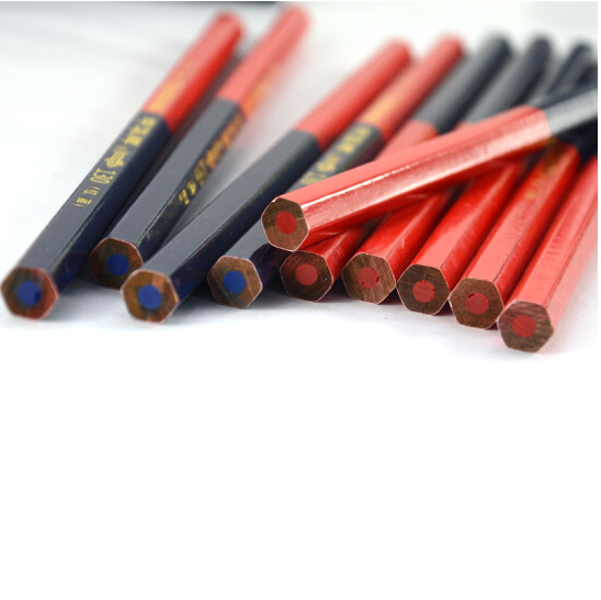 中华牌(chunghwa) 红蓝 粗六角红蓝铅笔 10支/盒